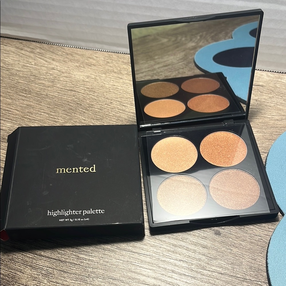 Mented, Highlighter Palette with Champagne Gold and Bronze Shades